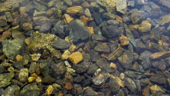 Water landscapes nature stones transparent sharp wallpaper