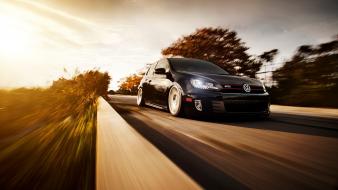 Cars roads vehicles volkswagen golf gti wallpaper