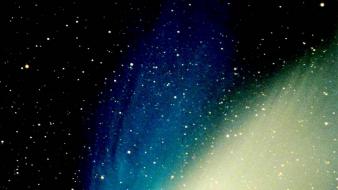 Night stars comet skyscapes skies hale bopp wallpaper