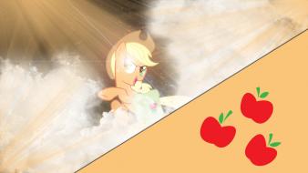 Ponies applejack my little pony: friendship is magic wallpaper