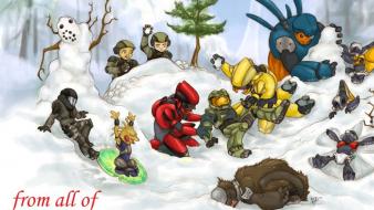 Video games halo christmas babies