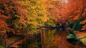 Water forest autumn wallpaper