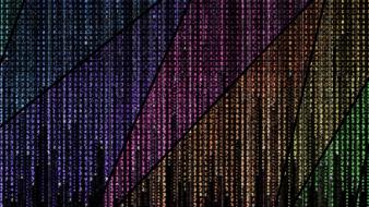 Abstract matrix wallpaper