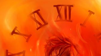 Artwork doctor who roman numerals burning wallpaper