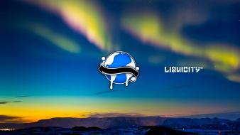 Aurora borealis drum and bass liquicity wallpaper