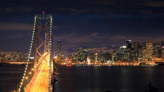 Cityscapes skylines bridges wallpaper