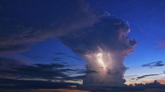 Nature storm evening kenya