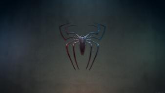Spider-man logo noise grunge background wallpaper