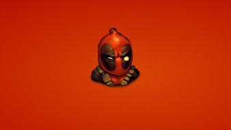 Wade wilson marvel red background (comic character) wallpaper