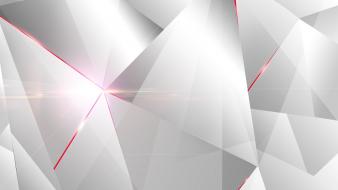 Abstract white geometry triangles wallpaper