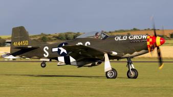 Aircraft warbird p-51 mustang