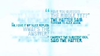 Alice in wonderland typography far cry 3 wallpaper