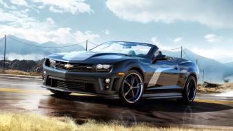 Black cars chevrolet camaro wallpaper