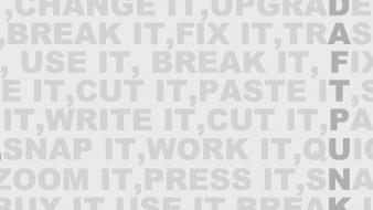 Daft punk typography lyrics technologic wallpaper