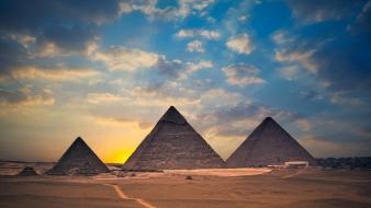 Landscapes egypt pyramids wallpaper