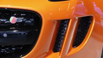 Orange cars jaguar f-type wallpaper