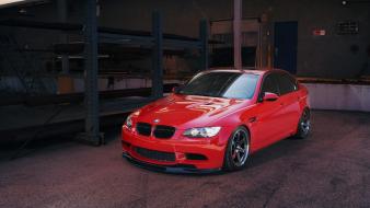 Red cars bmw m3 e90 wallpaper