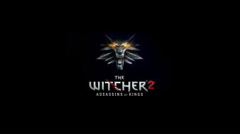 Video games logos the witcher 2 wallpaper