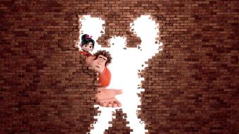 Wall animation bricks disney wreck it ralph