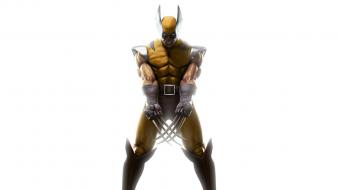 Wolverine marvel comics simple background wallpaper