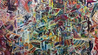 Abstract deviantart artwork traditional art colors paitings spire-iii wallpaper