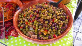 Food olives wallpaper