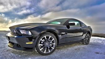 Ford mustang front angle view wallpaper