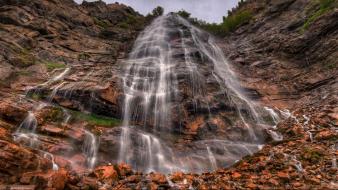 Landscapes waterfalls surprise natural canyonlands national park wallpaper