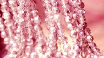 Pink crystals jewels wallpaper