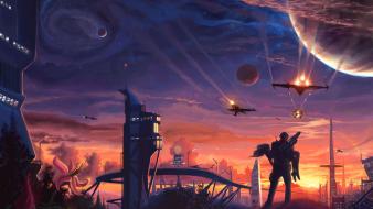 Science fiction artwork wallpaper