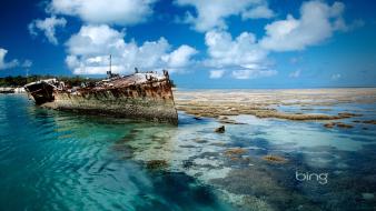 Australia shipwreck bing heron island wallpaper