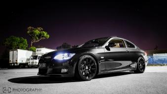 Bmw black cars 335i wallpaper