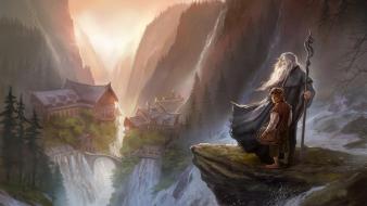 Forest artwork the hobbit: an unexpected journey wallpaper