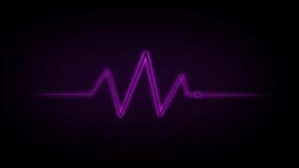 Music purple beat background wallpaper
