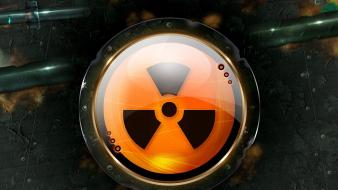 Radioactive digital art wallpaper