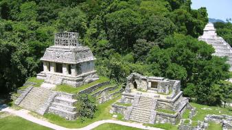 Ruins mexico temple maya chiapas mayan mayas wallpaper