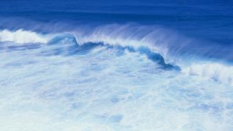 Water waves surfing panorama seascapes