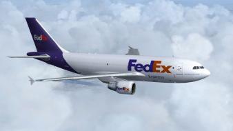 Aircraft airbus cargo aircrafts fedex bussines wallpaper