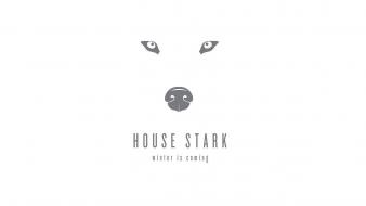 Gray dogs game of thrones house stark wallpaper