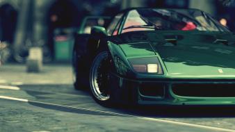 Green cars ferrari wheels gt5 f 40