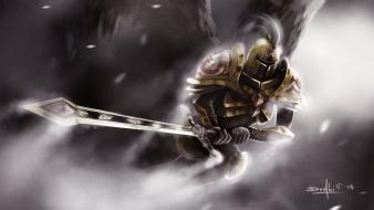 League of legends armor kayle warriors swords wallpaper
