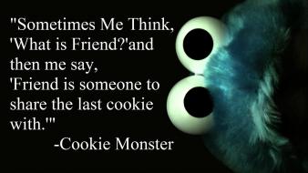 Quotes cookie monster sesame street wallpaper