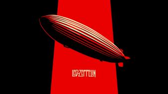 Zeppelin digital art bands red and black wallpaper