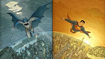 Batman comics superman wallpaper