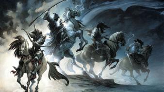 Fantasy art horses wallpaper
