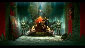 King artwork throne wallpaper