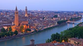 Landscapes nature church italy anastasia verona santa wallpaper