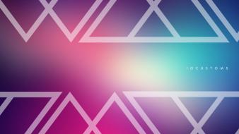 Minimalistic colors triangles igcustoms