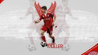 Munich stars thomas müller football player bundesliga wallpaper