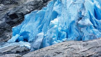 Nature icebergs panorama wallpaper